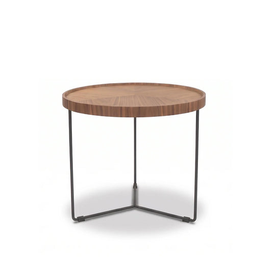 Table d'appoint Abby - Grande table en noyer