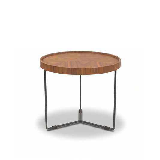 Table d'appoint Abby - Petite taille en noyer