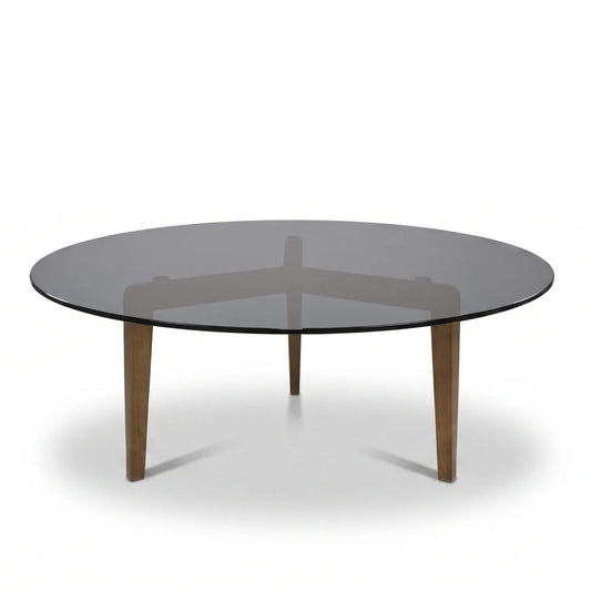 Table basse en jade fumé