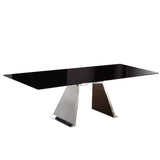Penthouse Dining Table Base Glass
