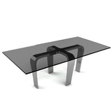 Cirrus Rectangle Dining Table Smoked