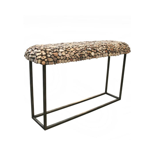 Pebble Console Table Wood