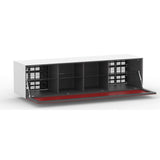 Magic TV Stand WHT RD