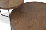 Table basse Abby en noyer