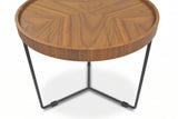 Abby End Table - Small Walnut