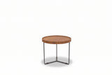 Abby End Table - Small Walnut