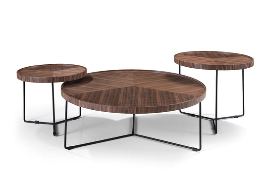 Abby End Table - Small Walnut