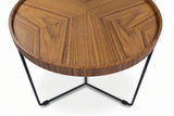 Table d'appoint Abby - Grande table en noyer