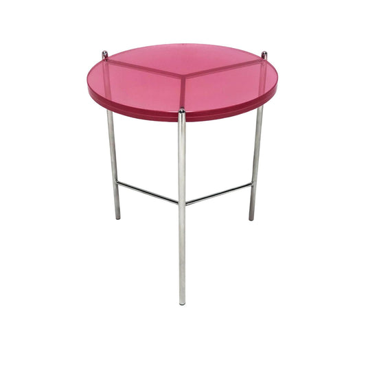 Bolt Glass End Table 24"