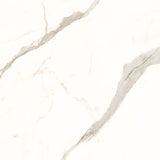 Sole Round Dining Table Top 39" Calacatta White Opaco