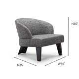 Fauteuil d'appoint Donato