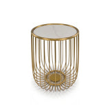 Table d'appoint Elena Blanche