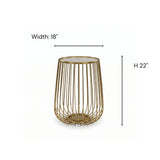 Table d'appoint Elena Blanche