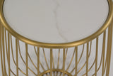 Table d'appoint Elena Blanche