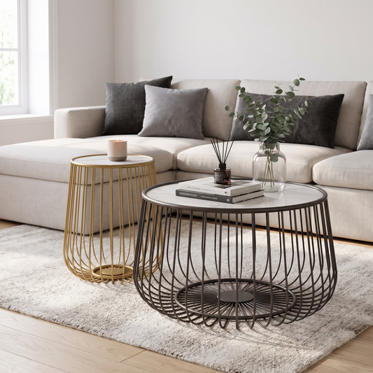 Table basse Elena blanche