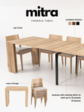Mitra Extension Dining and Console Table