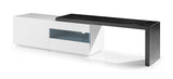Meuble TV Phantom noir/blanc