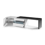 Meuble TV Phantom noir/blanc