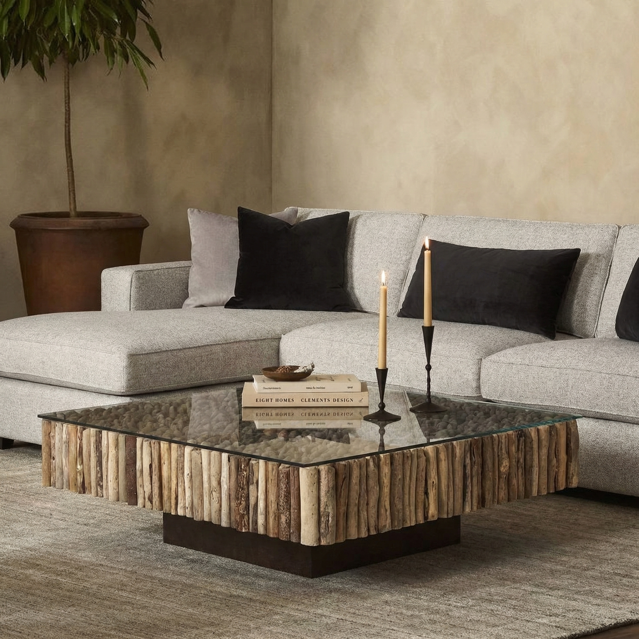 mooi パソッティ　coffee Table Signature Design by Ashley Living Room Maylee Coffee Table T647-1