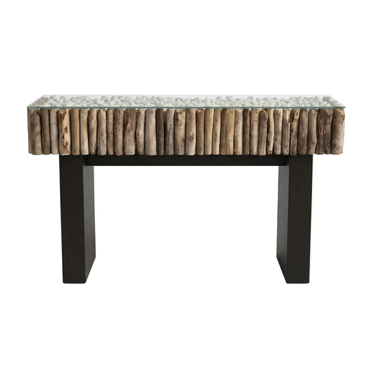 Safari Console Table Natural Wood