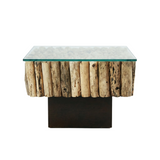 Safari End Table 20" Natural Wood