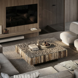 Tavolino Safari 51" in legno naturale