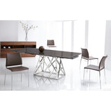 Twist Dining Table Base Glass