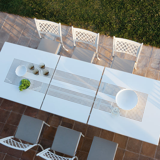 Valentino Extension Dining Table WHITE