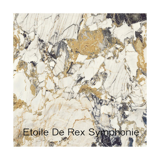 Ceramic Dining table Top 79" Etoile De Rex Symphonie