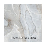 Ceramic Dining table Top 79" Reves De Rex Bleu