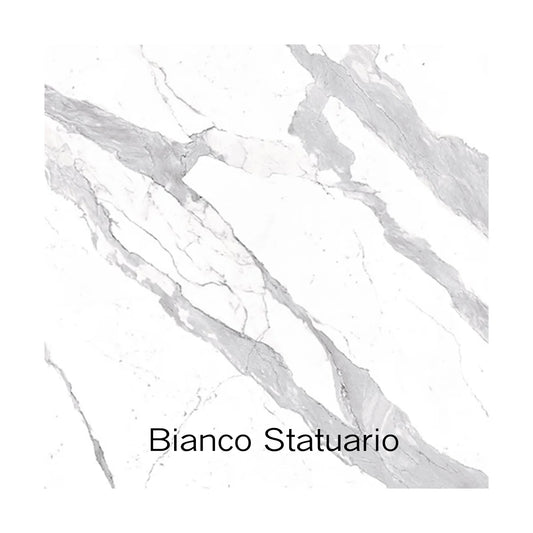 Ceramic Dining table Top 79" Bianco Statuario Matt