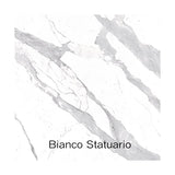 Ceramic Dining table Top 79" Bianco Statuario Matt