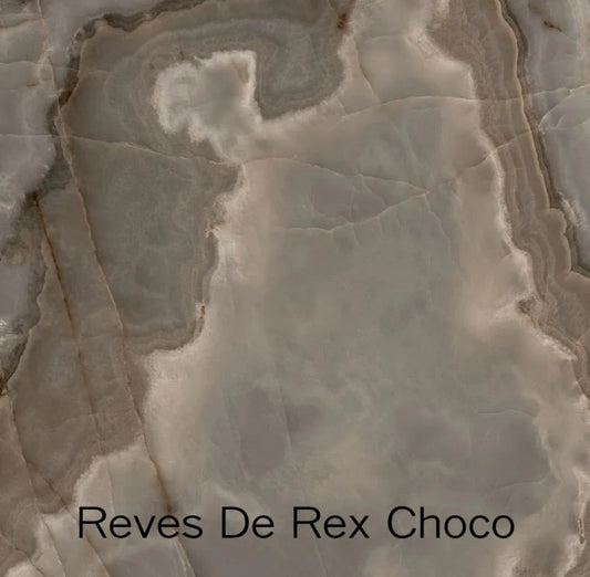 Ceramic Dining table Top 79" Reves De Rex Choco