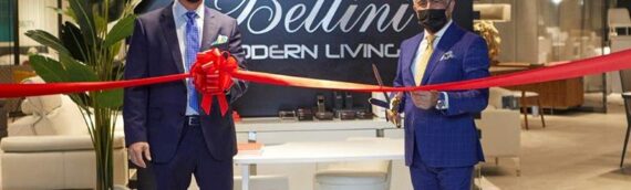 BELLINI MODERN LIVING CUTS RIBBON ON EXPANDED HIGH POINT SHOWROOM